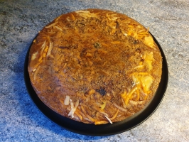 Noix de cajou et basilic dans le mixer